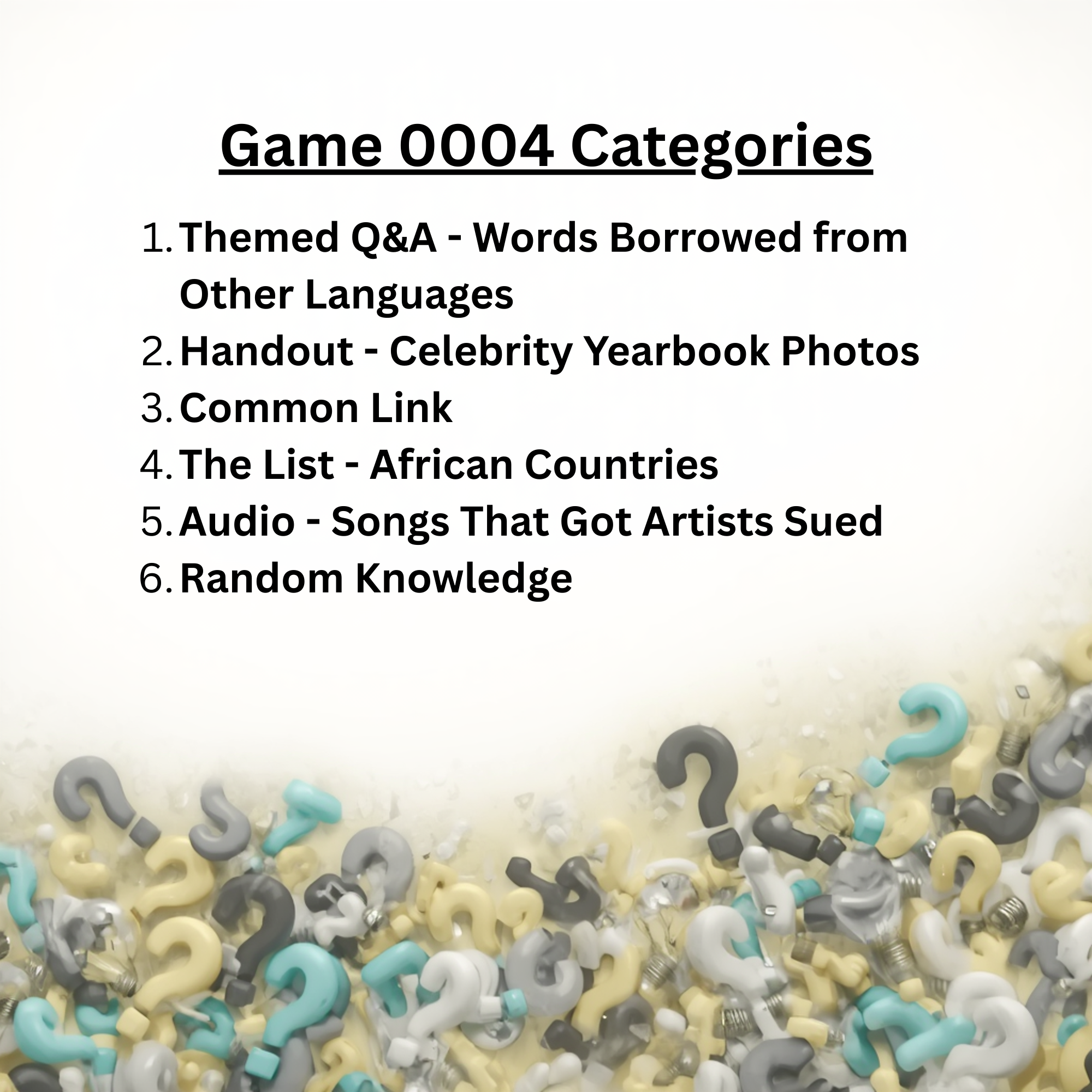 Single Quizzite Game