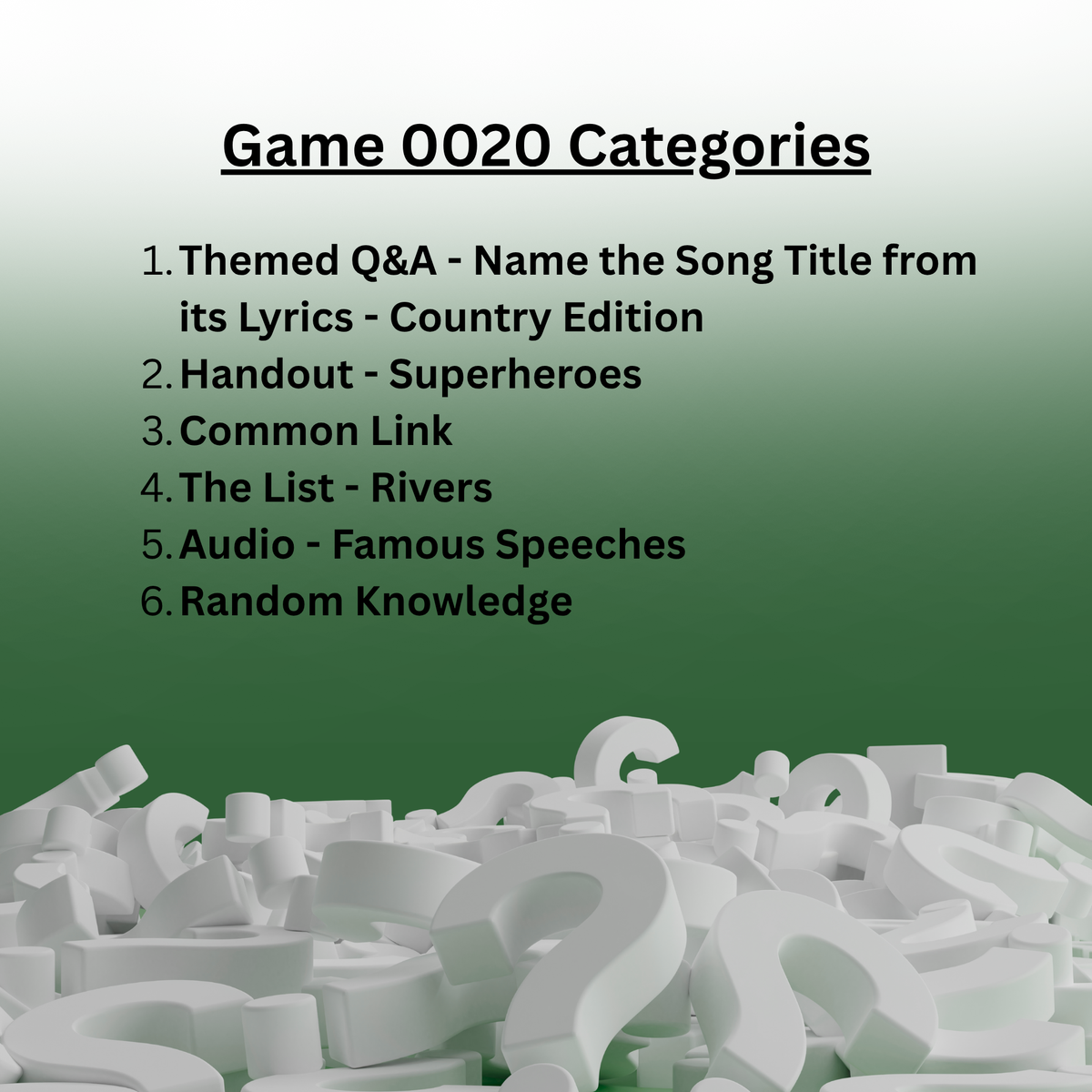 Single Quizzite Game