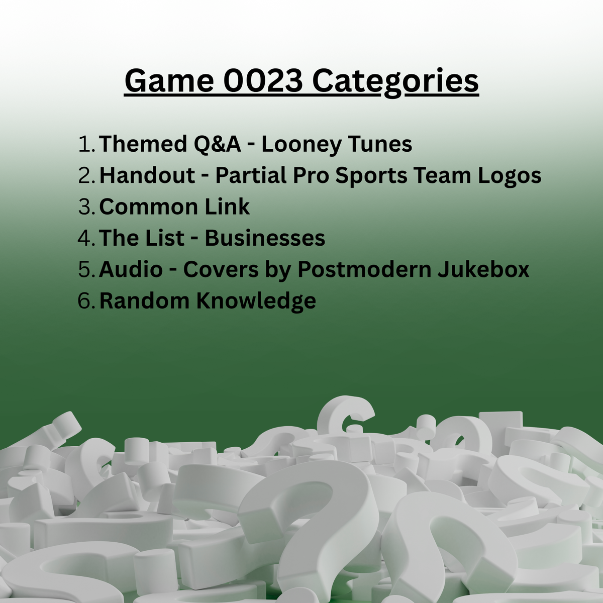 Single Quizzite Game