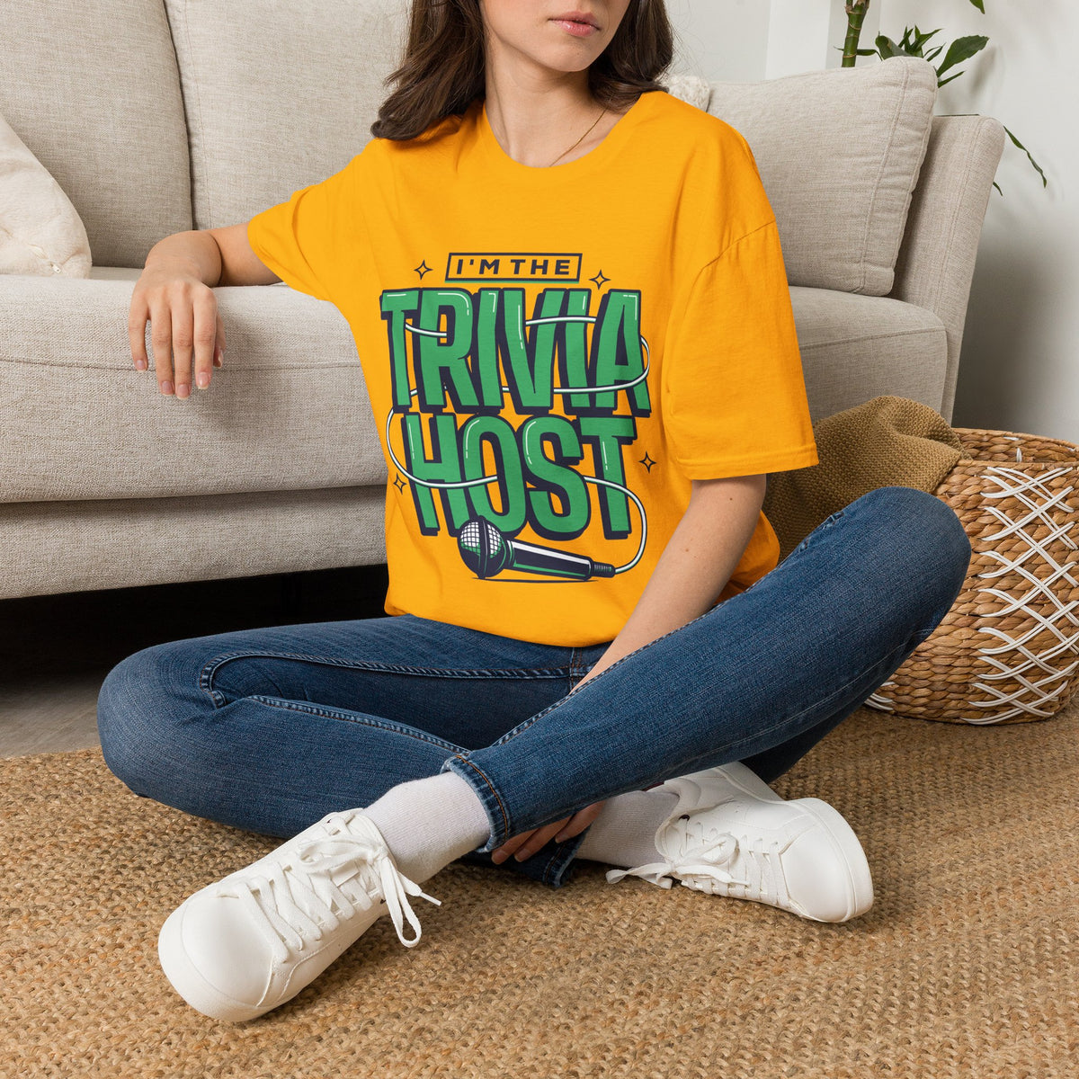 I’m the Trivia Host Unisex Softstyle Cotton Tee