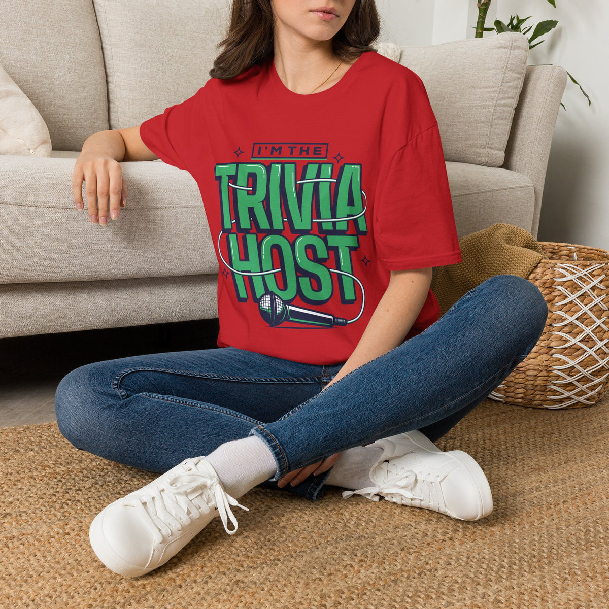 I’m the Trivia Host Unisex Softstyle Cotton Tee