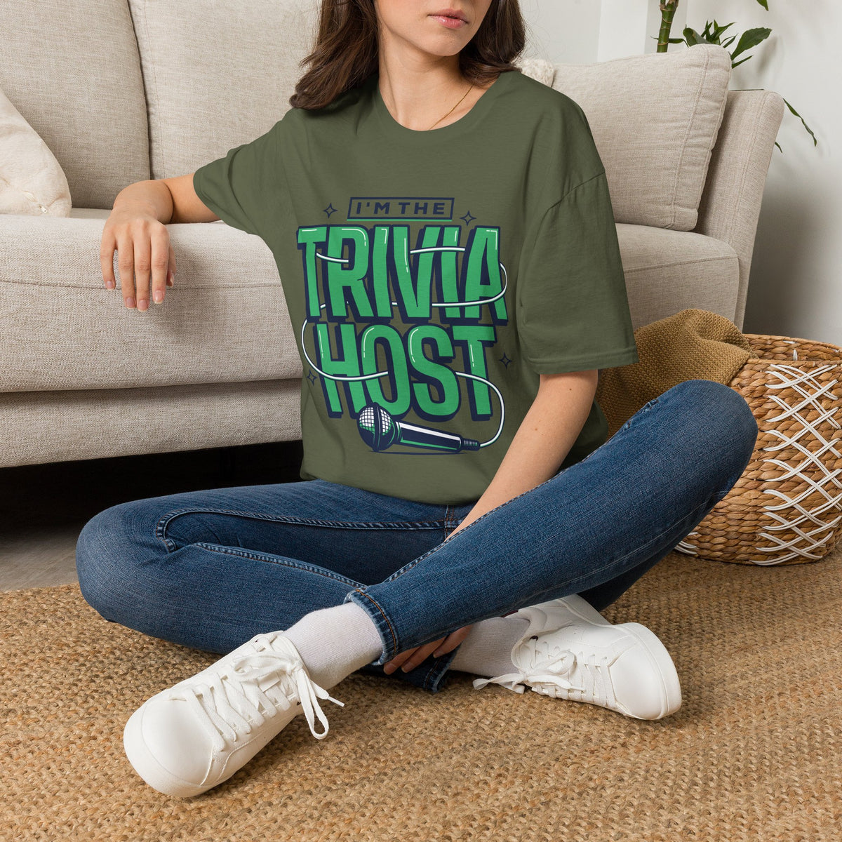 I’m the Trivia Host Unisex Softstyle Cotton Tee
