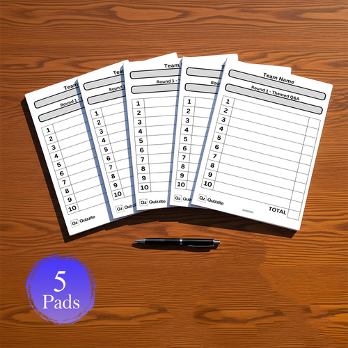 Quizzite Answer Pads (5 pk)