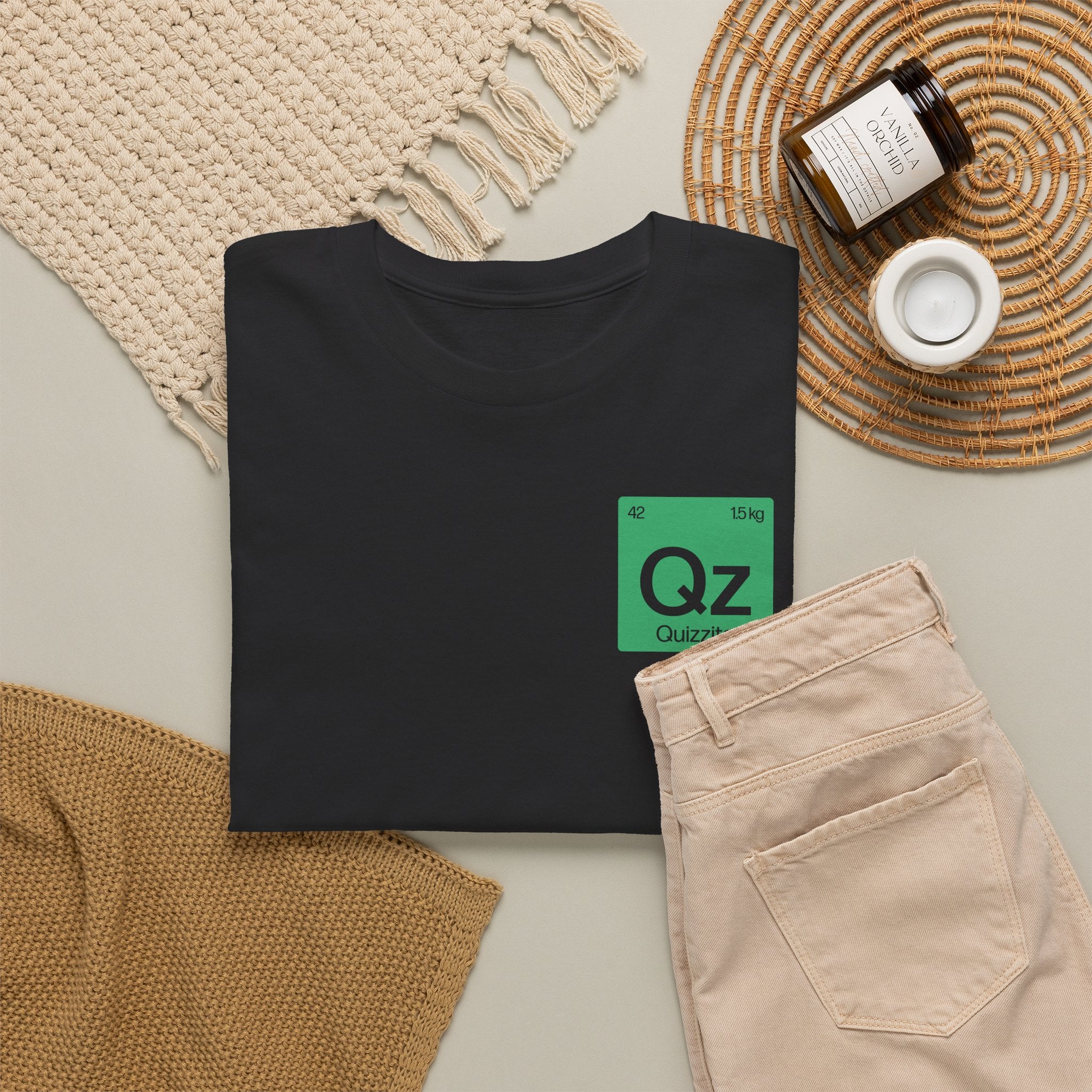 Quizzite Green Logo Unisex Heavy Cotton Tee