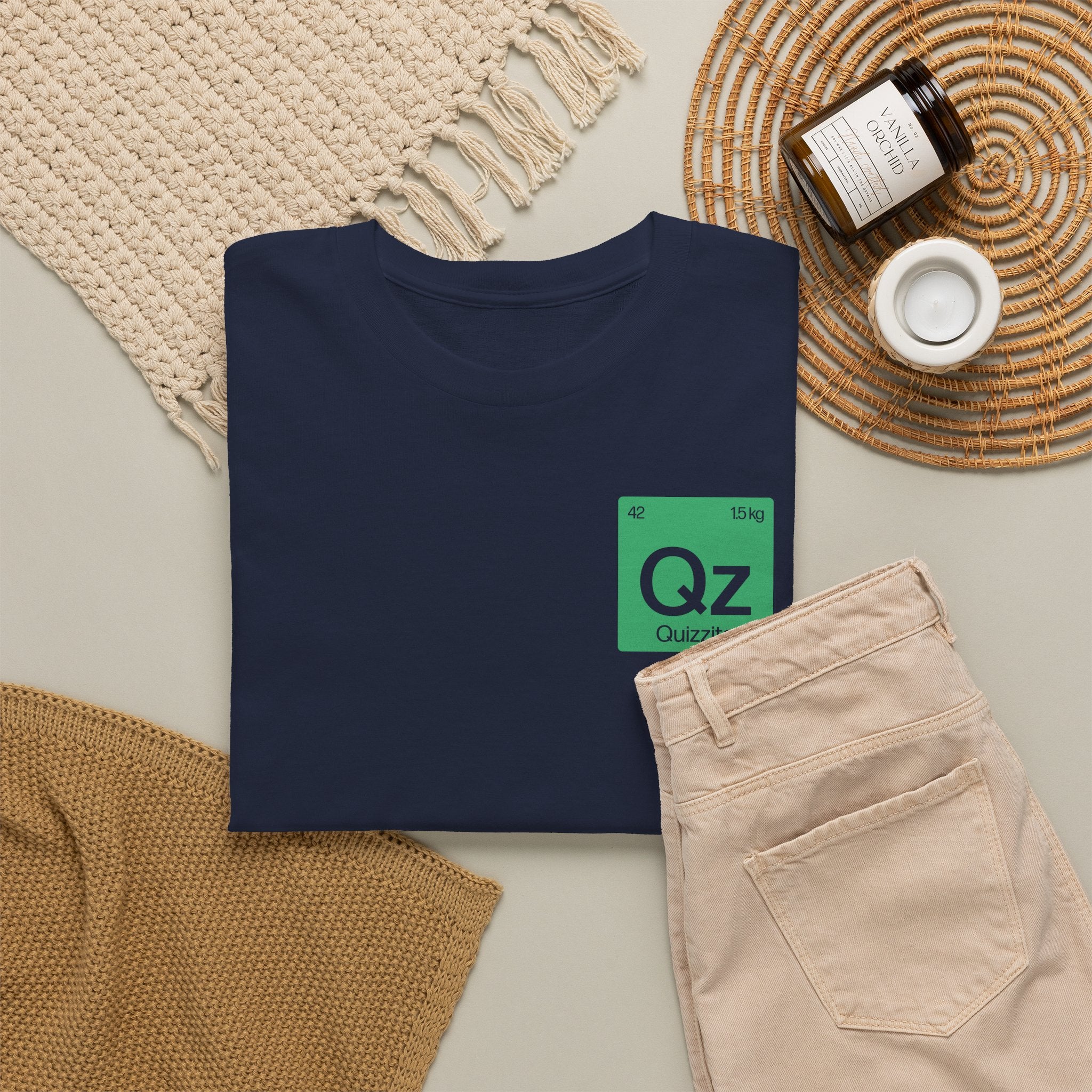 Quizzite Green Logo Unisex Heavy Cotton Tee