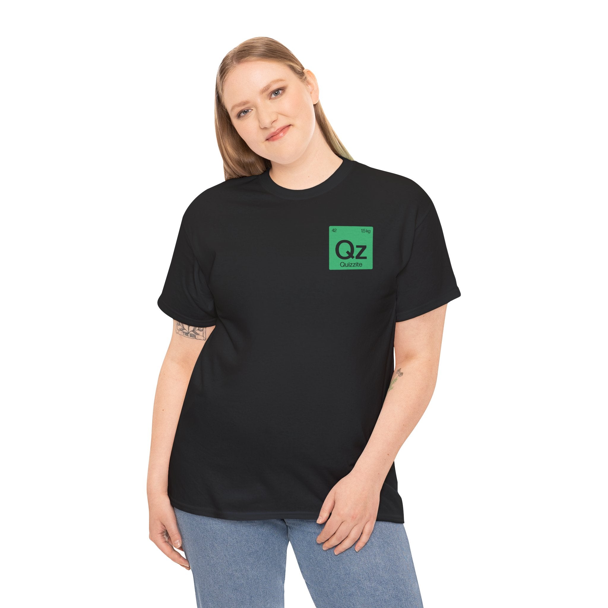 Quizzite Green Logo Unisex Heavy Cotton Tee