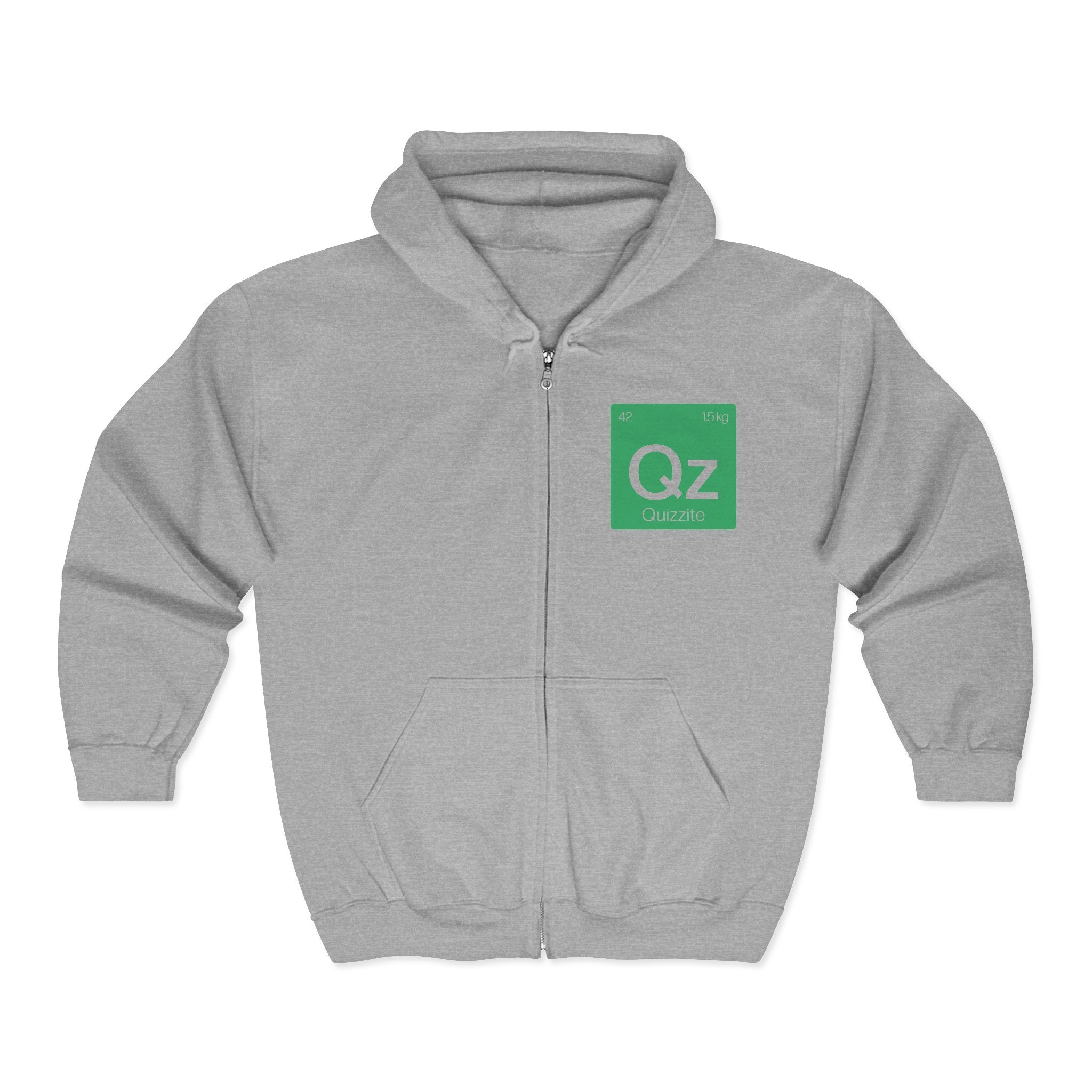 Quizzite Logo Unisex Zip Hoodie