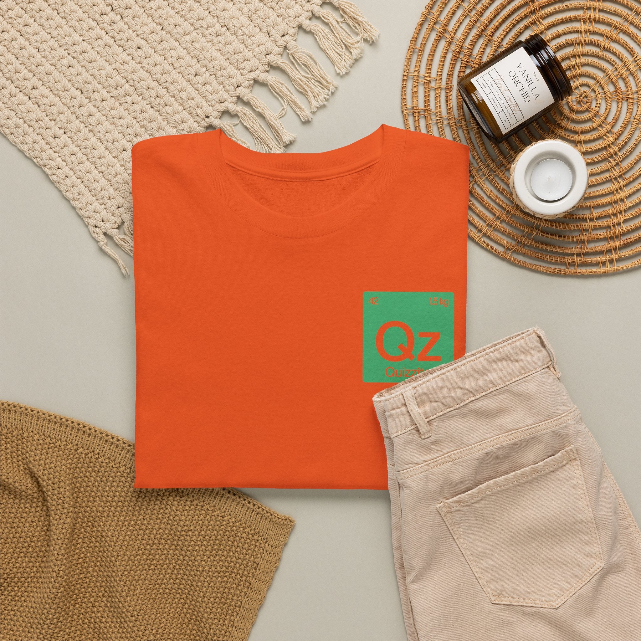 Quizzite Green Logo Unisex Heavy Cotton Tee