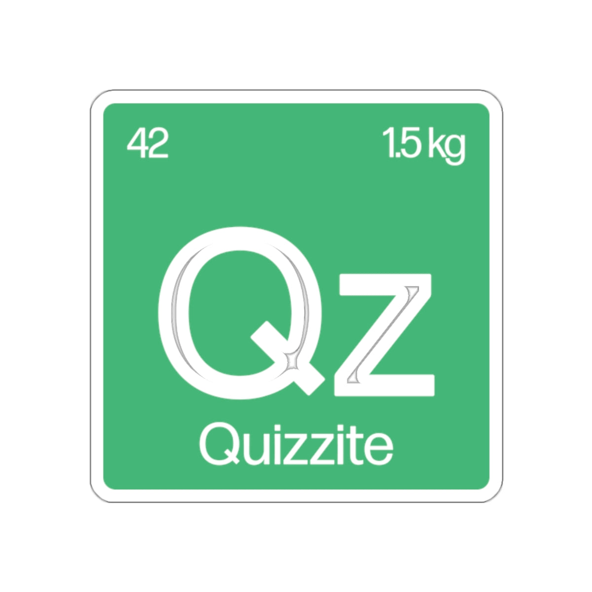 Quizzite Logo Die-Cut Sticker