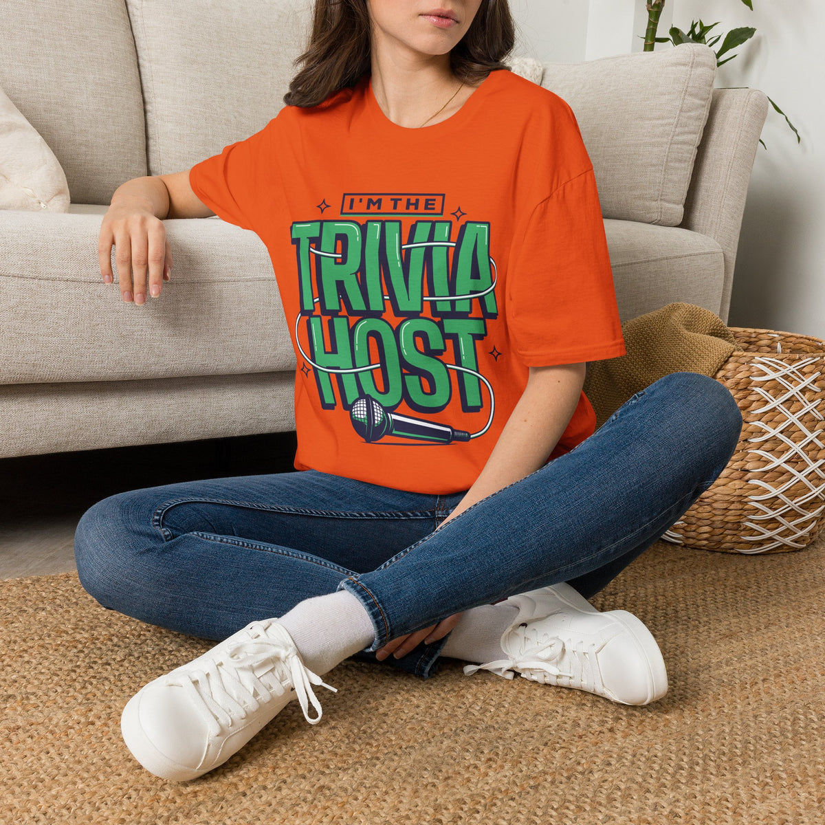 I’m the Trivia Host Unisex Softstyle Cotton Tee