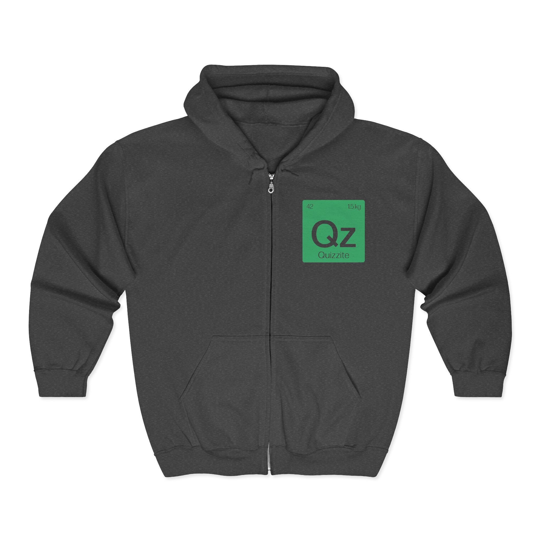 Quizzite Logo Unisex Zip Hoodie