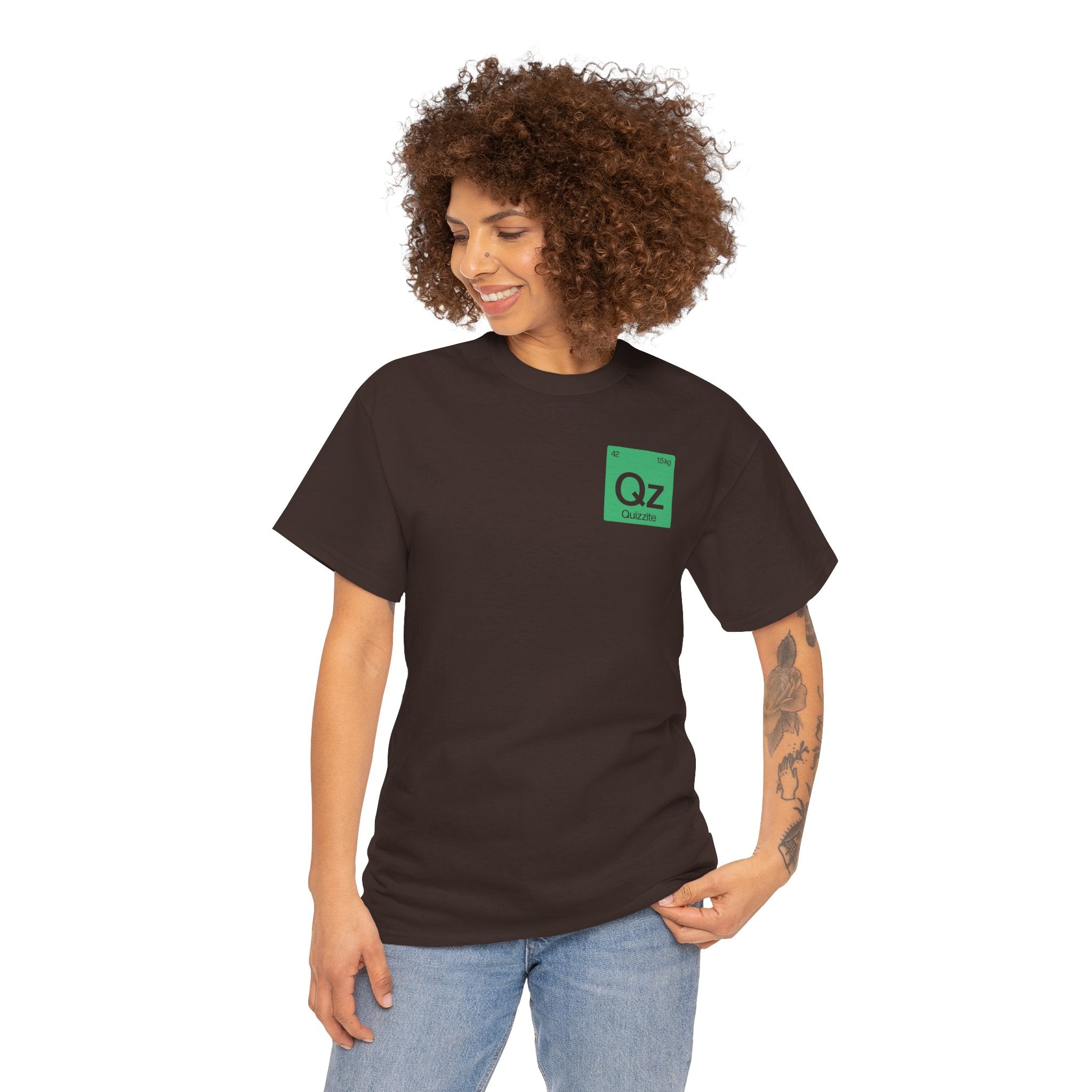 Quizzite Green Logo Unisex Heavy Cotton Tee