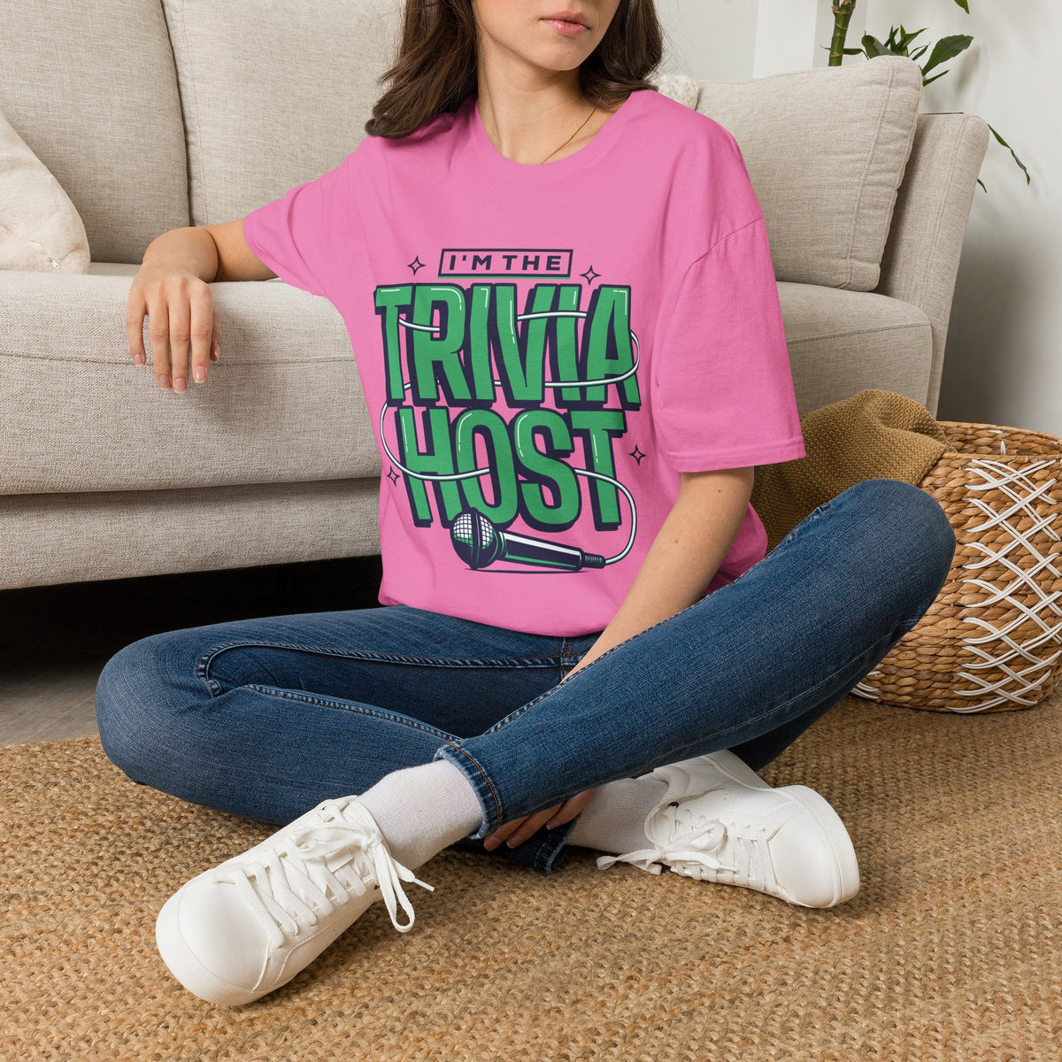 I’m the Trivia Host Unisex Softstyle Cotton Tee