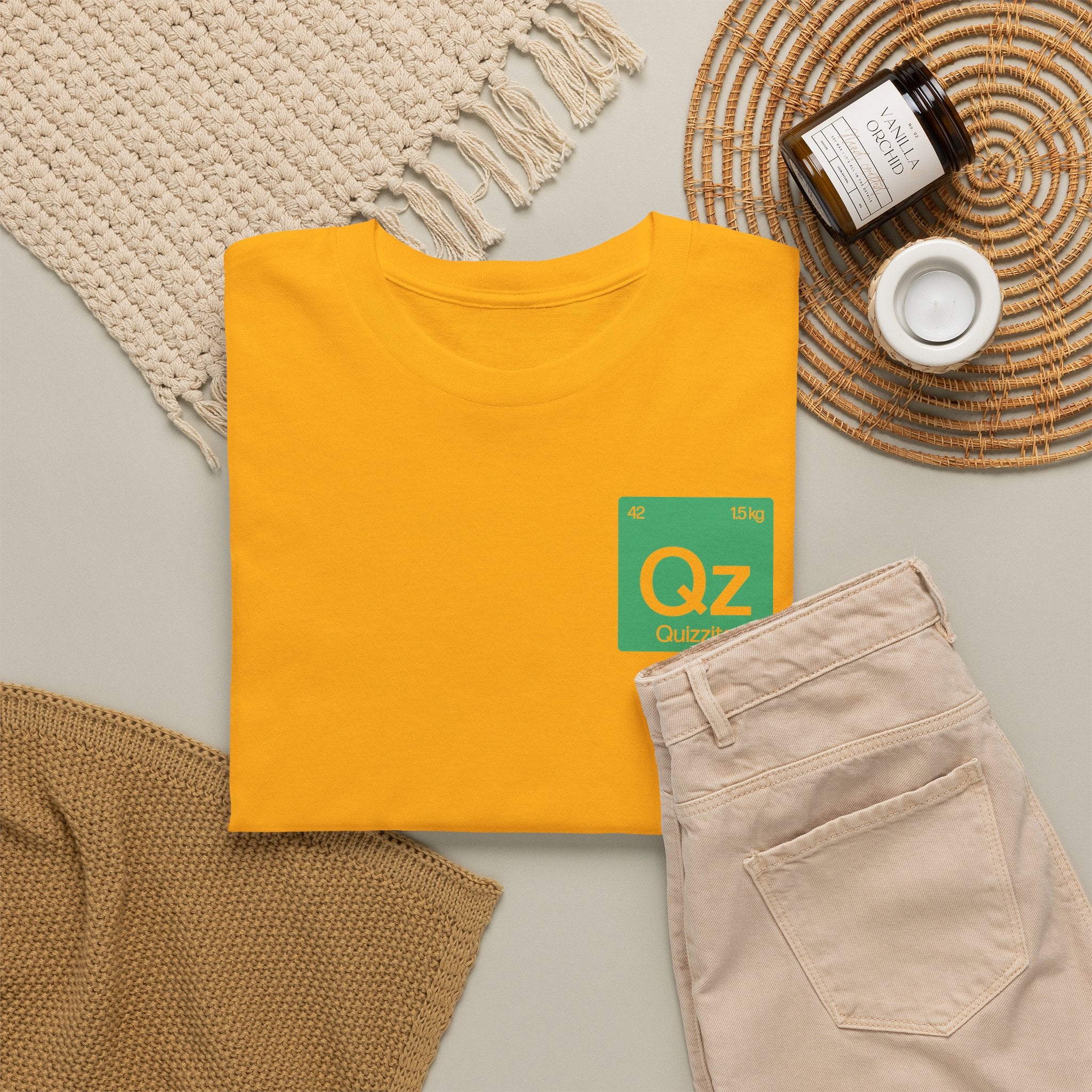 Quizzite Green Logo Unisex Heavy Cotton Tee