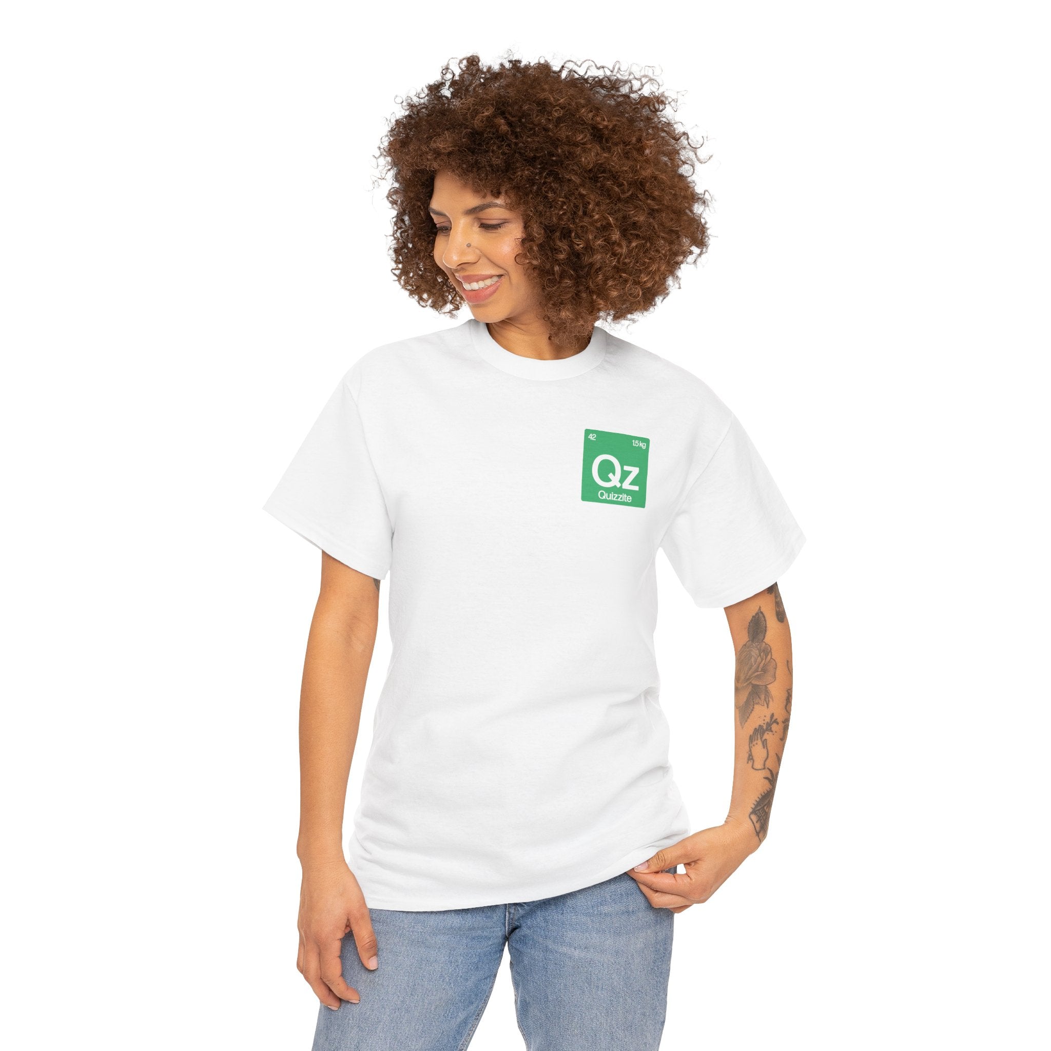 Quizzite Green Logo Unisex Heavy Cotton Tee