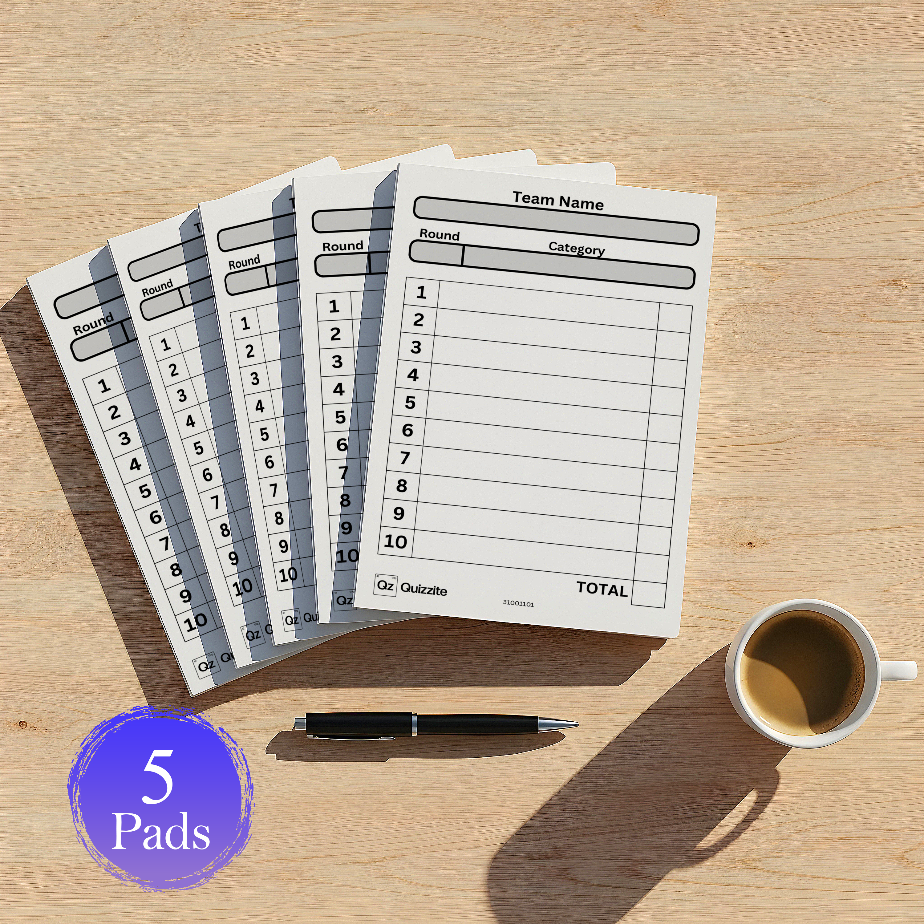 Generic Answer Pads (5 pk)