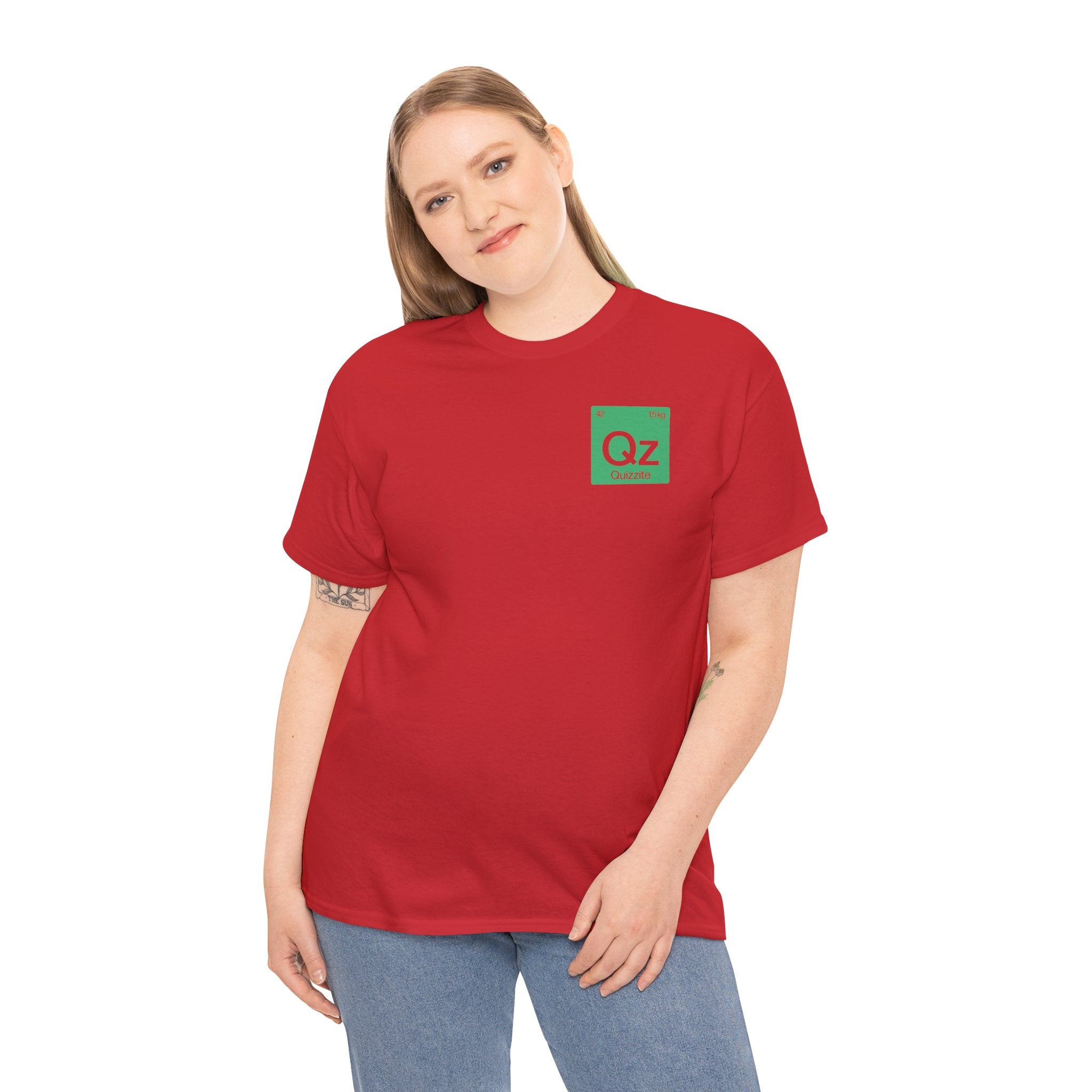 Quizzite Green Logo Unisex Heavy Cotton Tee