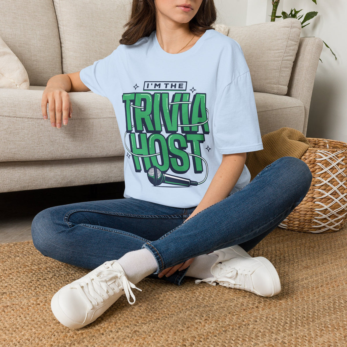 I’m the Trivia Host Unisex Softstyle Cotton Tee