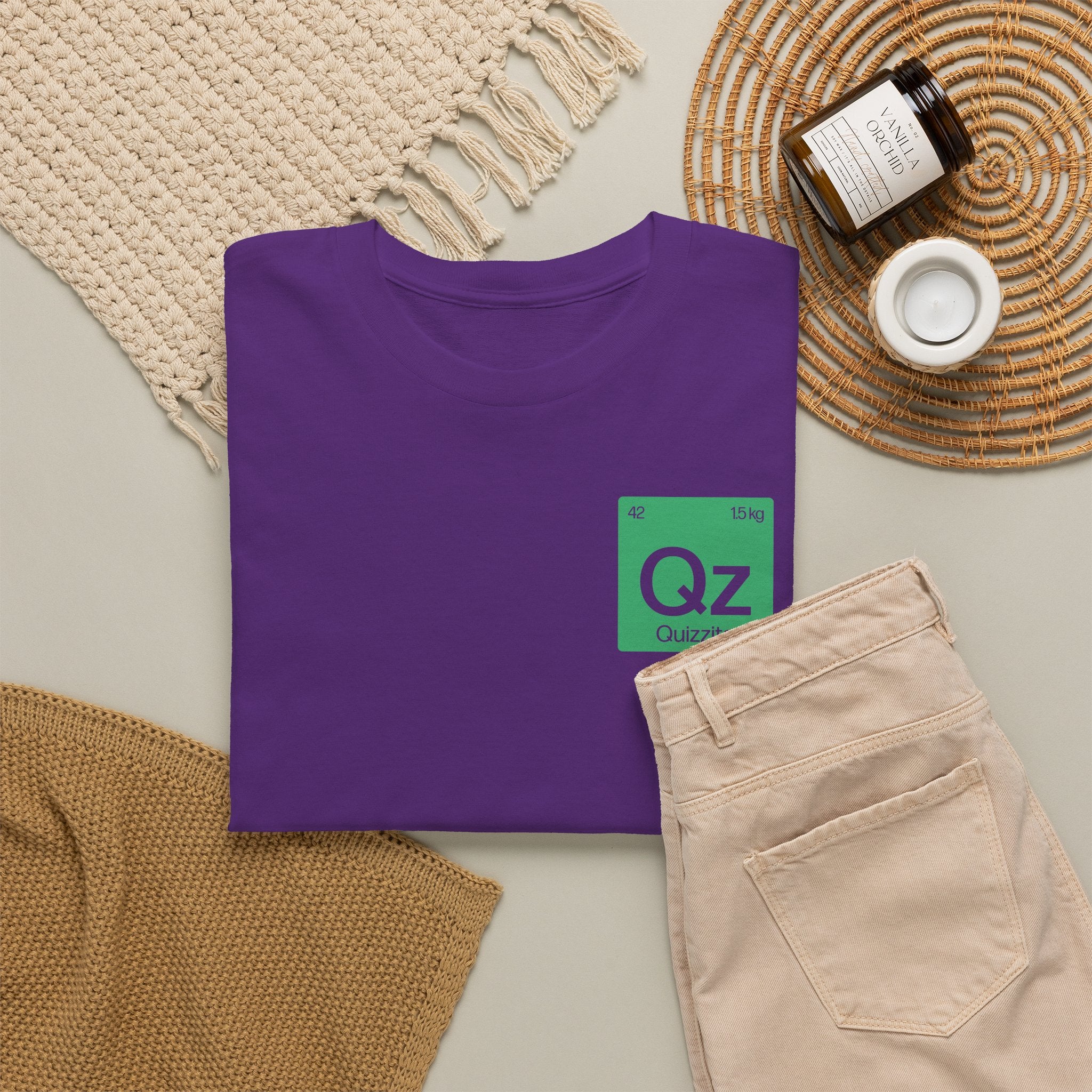 Quizzite Green Logo Unisex Heavy Cotton Tee
