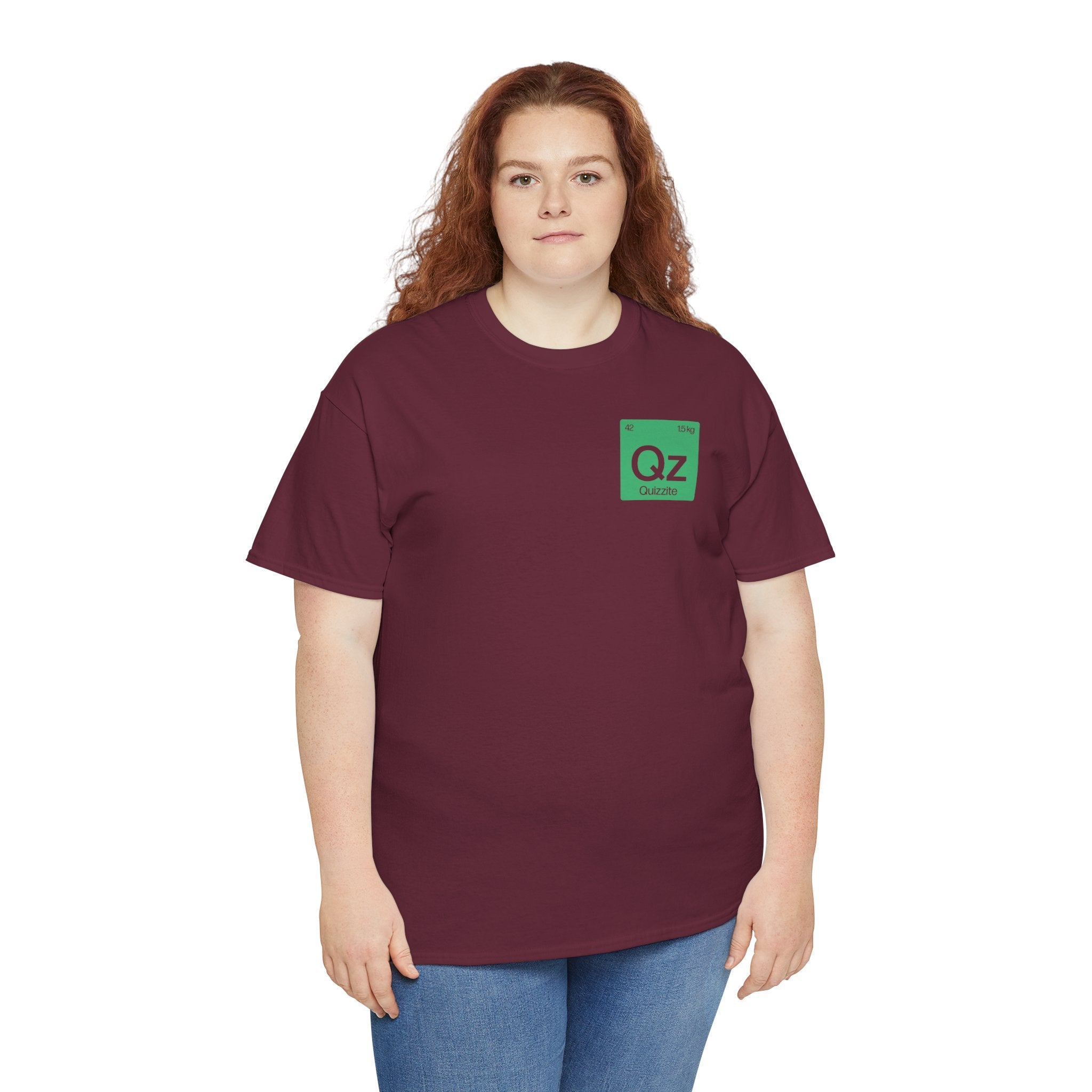 Quizzite Green Logo Unisex Heavy Cotton Tee