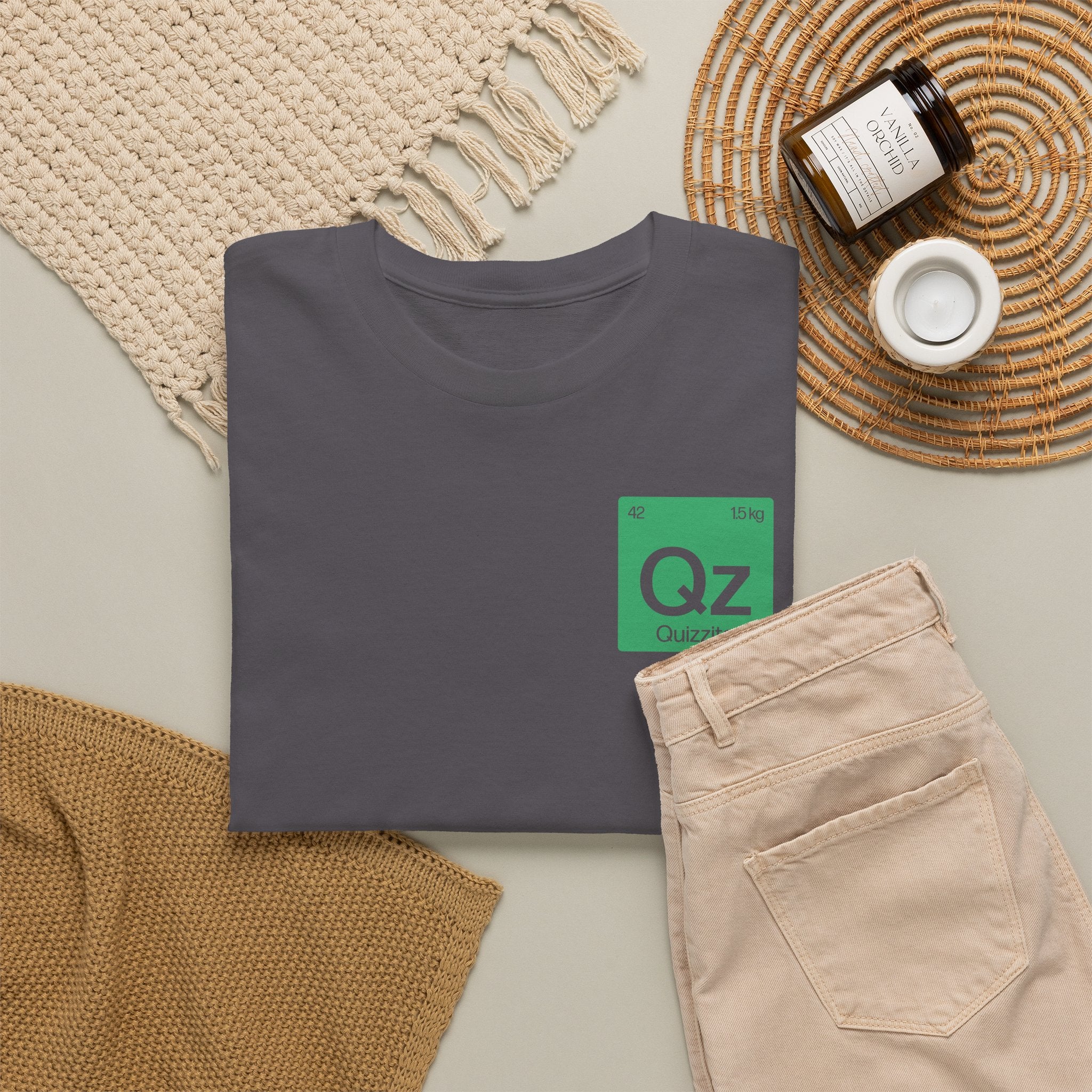 Quizzite Green Logo Unisex Heavy Cotton Tee