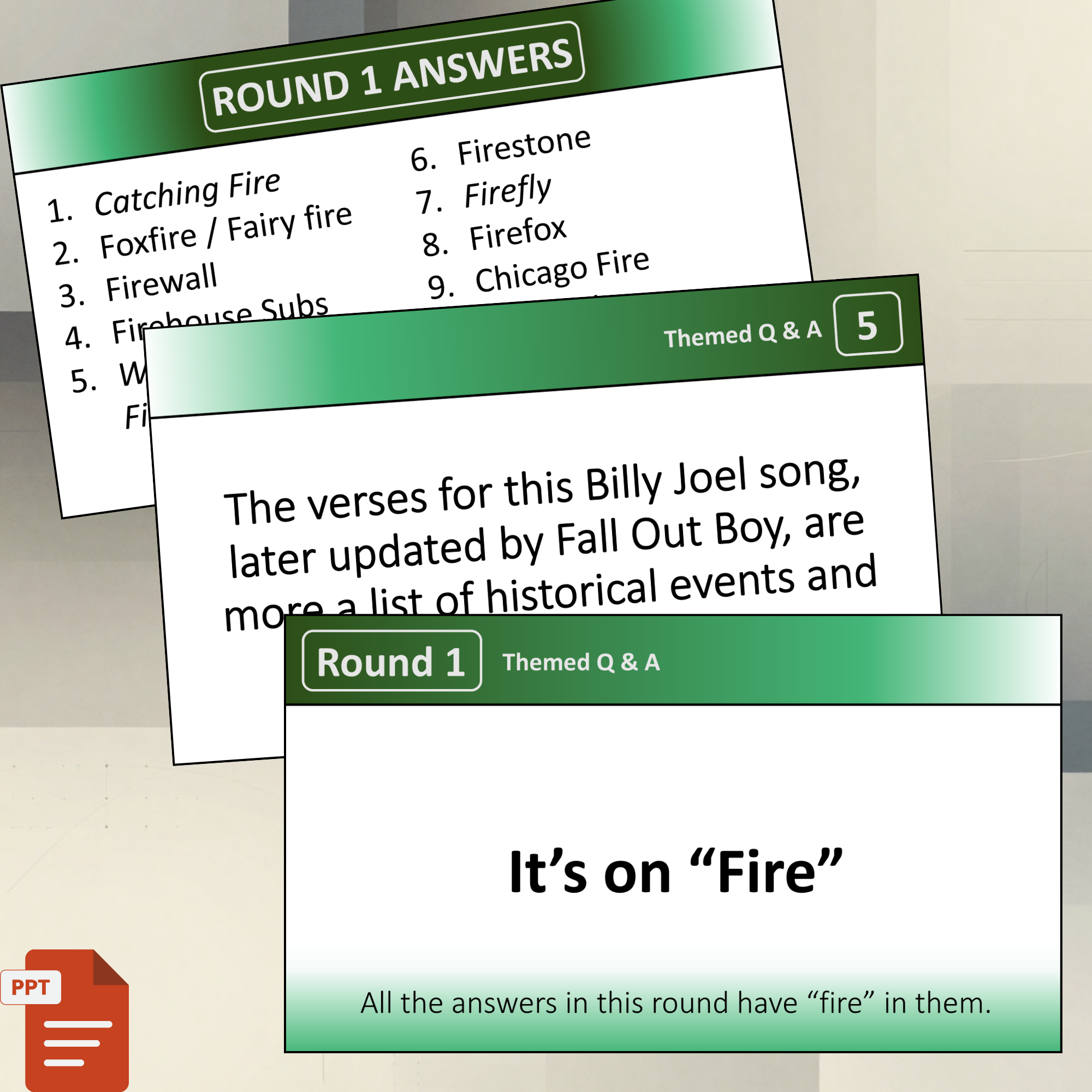 Sample Quizzite Game